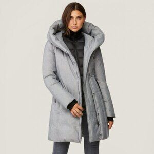 SOIA & KYO - Camelia Slim Fit  Hooded Down Coat - Size M